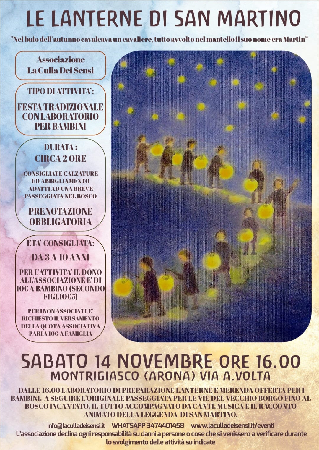 Le lanterne di San Martino – Festa e passeggiata nel bosco