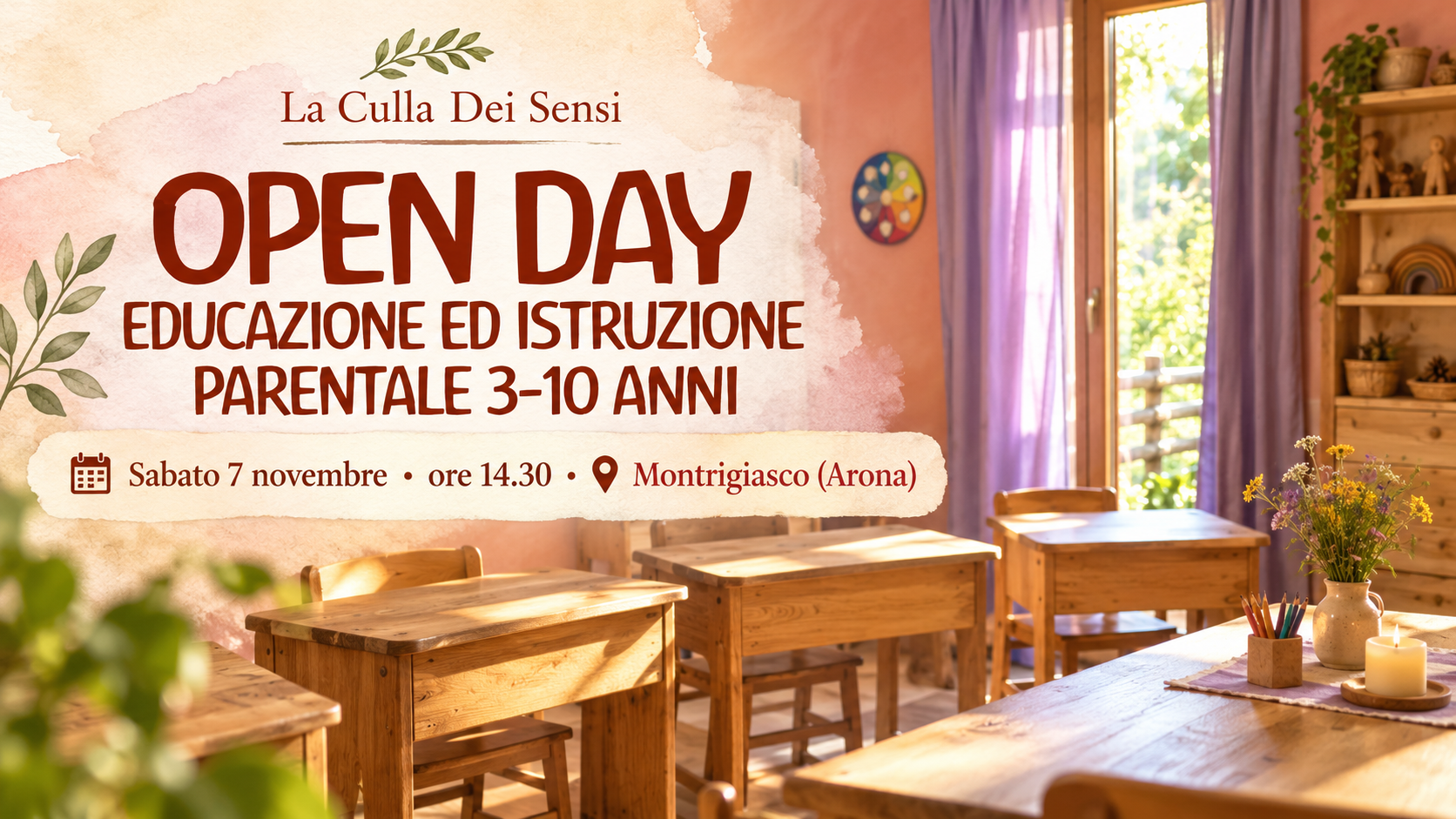 Open Day – Educazione parentale 3–10 anni
